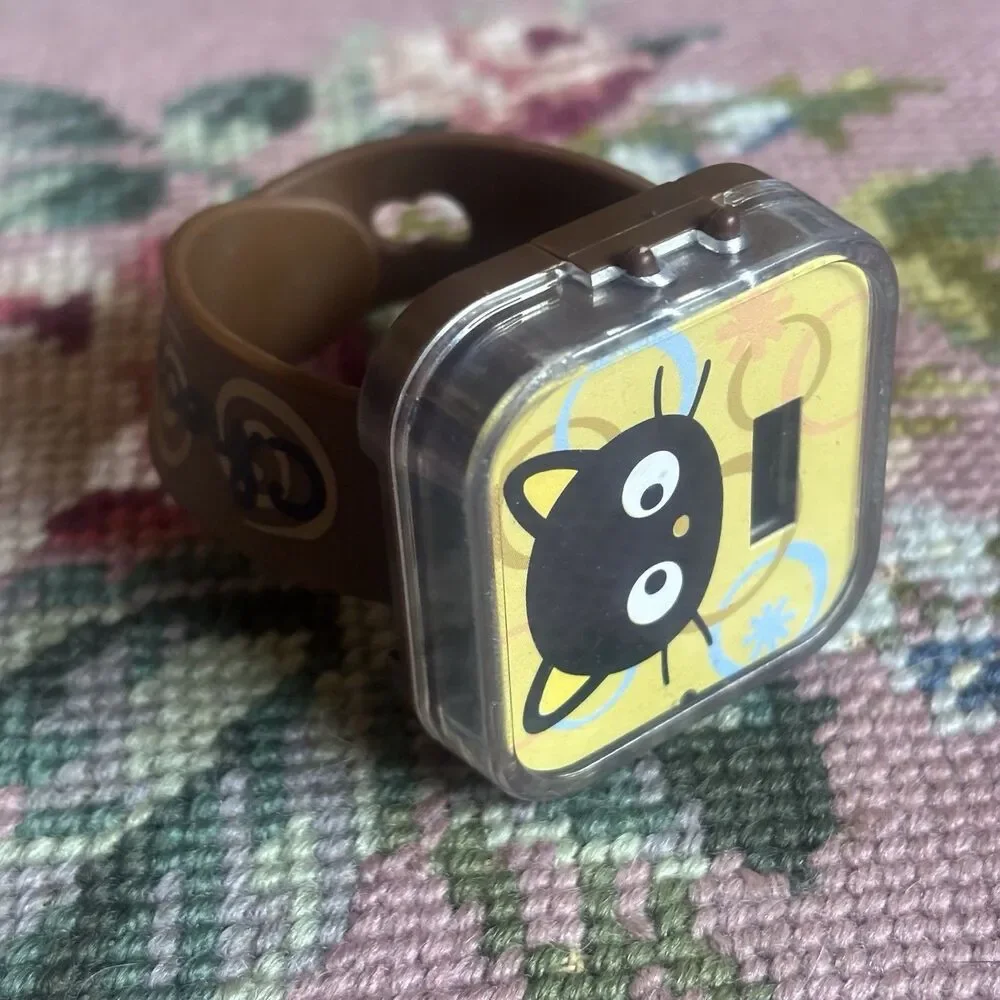 Vtg Y2k Hello Kitty HTF ChocoCat Black Cat Child's Wrist watch McDonalds HTF